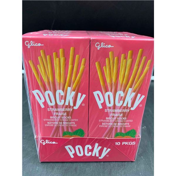 Pocky Strawberry Biscuits (10pkgs)
