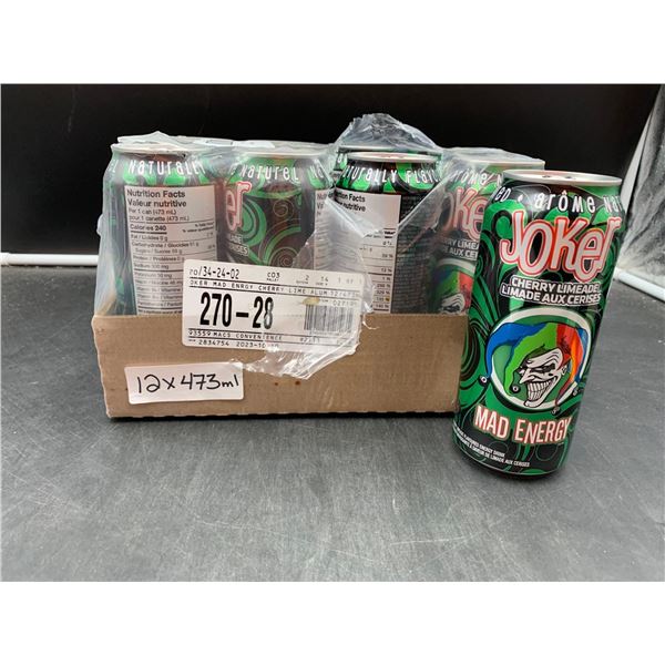 Joker Cherry Limeade Mad Energy (12 x 473ml)