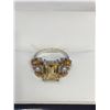 Image 2 : Natural Citrine Marquis Cut 4.88 Carat Solitaire .925 Dress Ring - Appraisal Certificate $625.00