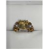 Image 4 : Natural Citrine Marquis Cut 4.88 Carat Solitaire .925 Dress Ring - Appraisal Certificate $625.00