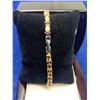 Image 2 : Natural Citrine & Garnet 14.70 Carat Multi Stone Tennis Bracelet set in .925 Silver - Appraisal Cert