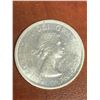 Image 2 : RARE 1957 Canada Silver Canoe Voyageur Dollar Coin