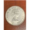 Image 2 : RARE 1957 Silver Canada Half Dollar Coin
