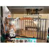 Image 2 : Summer Decorative Wood & Metal Gate for  Openings up to 5' Wide