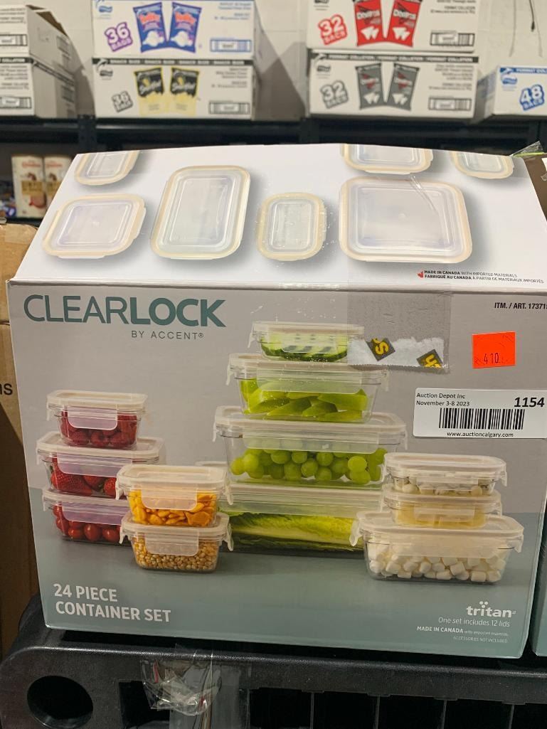 Clearlock Clearlock by Accent 24 Piece Storage Set