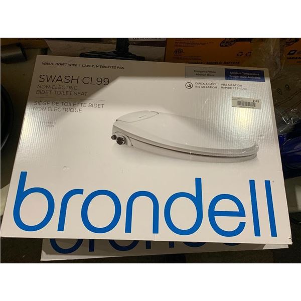 Brondell Swash CL99 Non-Electric Bidet Toilet Seat