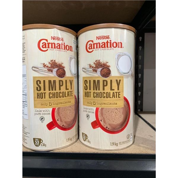 Nestle Carnation Hot Chocolate Powder 2 x 1.9kg