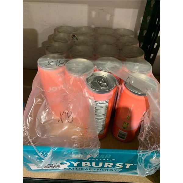 Joyburst NO Sugar Energy Drink Frose Rose 18 x 355ml