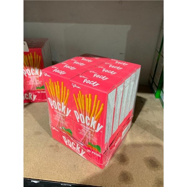 Pocky Strawberry Biscuit Snack Sticks 10 packs