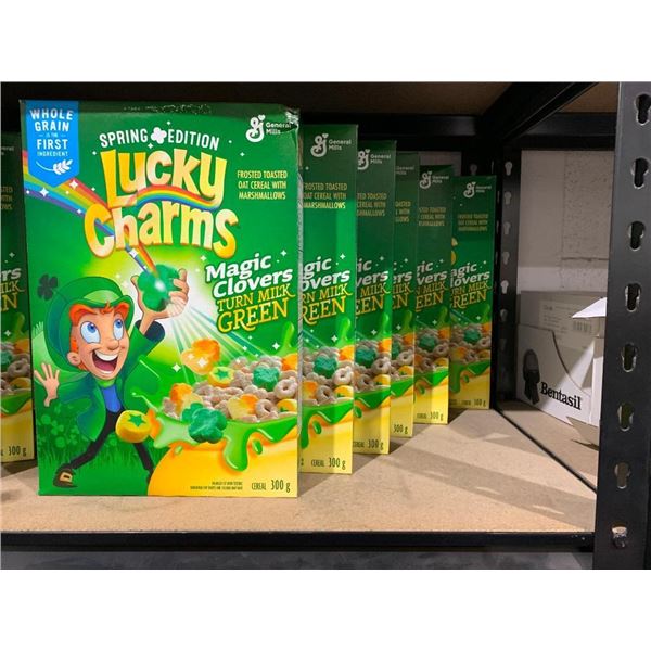 GM Lucky Charms Magic Clovers Cereal 6 x 300g