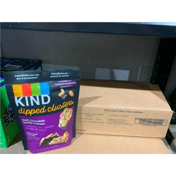 Kind Dark Chocolate and Vanilla Cashew Dipped Clusters- 8x113g