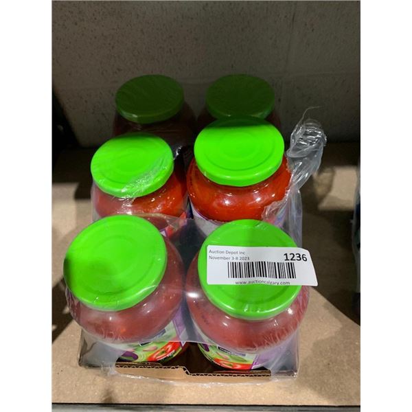 Great Value Organic Tomato & Basil Pasta Sauce 6 x 700ml