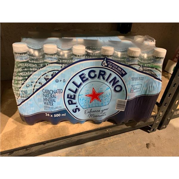 S.Pellegrino Carbonated Natural Mineral Water 24 x 500ml