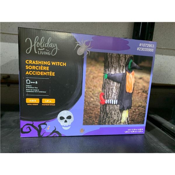 Holiday Living Crashing Witch
