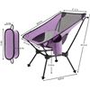 Image 1 : Folding Chair Outdoor Compact Camping Chairs Portable Backpacking Low Small Camping Chair Cationic F