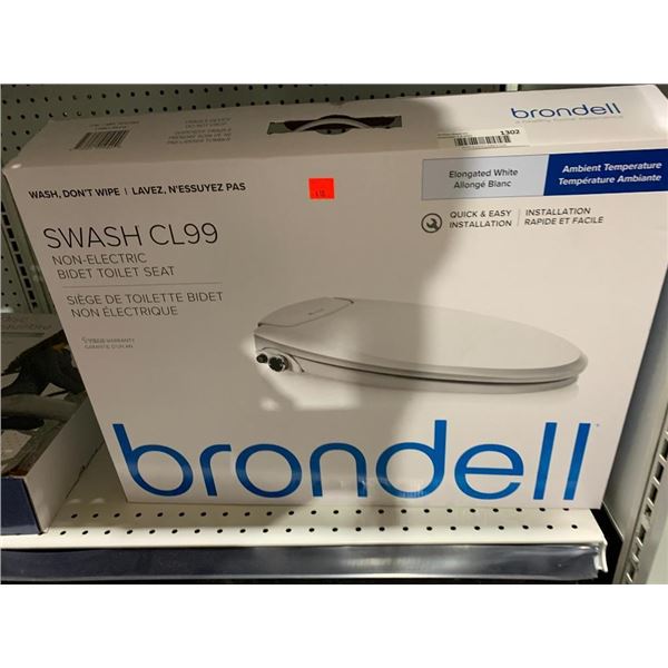 Brondell Swash CL99 Non-Electric Bidet Toilet Seat