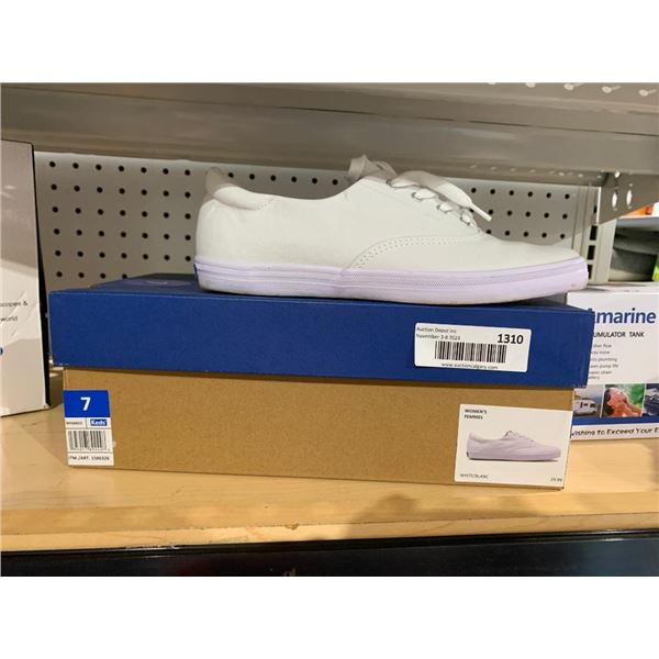 Keds Womens  Canvas Shoes - White Size 7