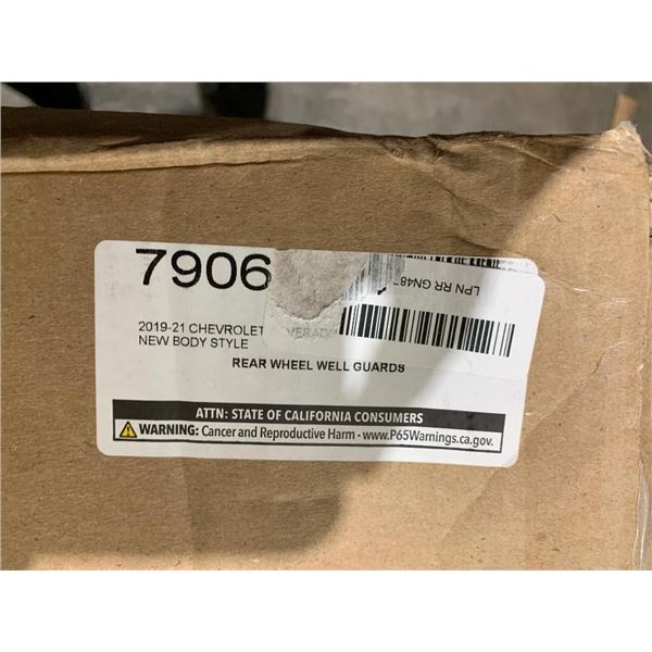 2019 - 2021 Chevrolet Truck Rear Wheel Well Guards