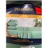 Image 1 : Pendleton 300 Thread Count 100% Cotton Bed Sheet Set - Double Size