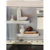 Image 3 : Everhome Set of 2 - 15 inch Decorative Wood Wall Shelves