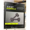 Image 2 : Flo 360 5lb Dumbbell Set - 2.5lbs Each