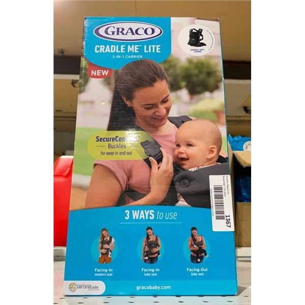 Graco Cradle Me Lite 3 in 1 Deluxe Infant Carrier