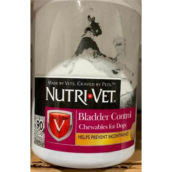 Nutri+Vet Bladder Control Chewable for Dogs 12 x 90 Tablets
