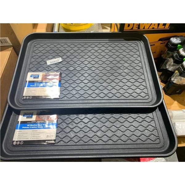 Techno Boots Classic Set of 2 All Weather Boot Trays