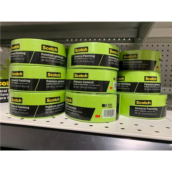 Scotch Multi-Surface Painter's Tape - Lot of 9