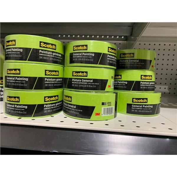 Scotch Multi-Surface Painter's Tape - Lot of 9