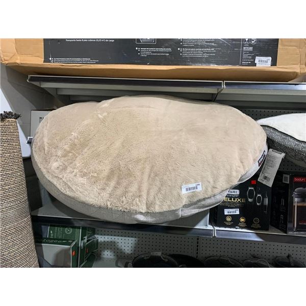 Kirkland Signature 42"   Round Pet Bed - Cream Colored Gray Base
