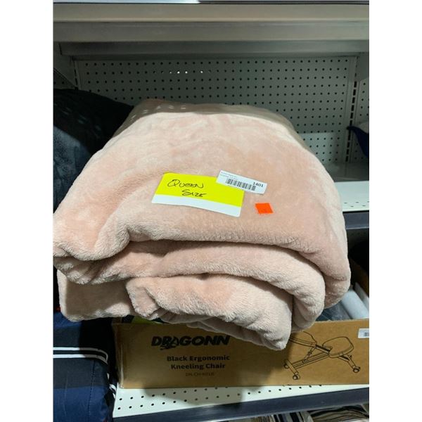 Queen Size, Pink Ultra Plush Bed Blanket