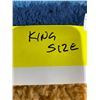 Image 2 : King Size Super Soft Green with Stripes Bed Blanket