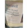 Image 2 : Nestwell 1.5" Memory Foam Mattress Topper - Full Size