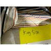 Image 2 : King Size Striped Comforter Bed Set
