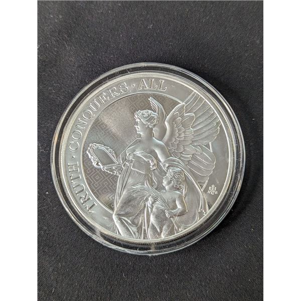 2022 5 Ounce .999 Silver St. Helena Truth Conquers All
