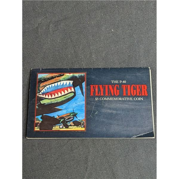 1991 Marshall Islands The P-40 Flying Tiger $5 Commemorative