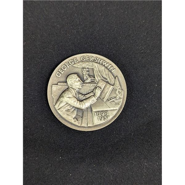 George Gershwin Tribute Coin in Sterling Silver