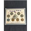 Image 1 : World War 2 Silver Nickel and Wheat Cent Set