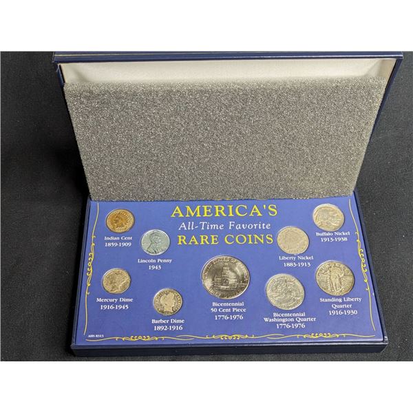 A 9 Piece American Coinage Type Set