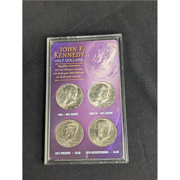 US Type set Kennedy Silver Half Dollars