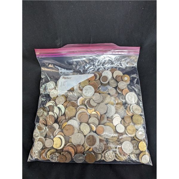 Bag of 5 Pounds Unsearched Foreign Coins