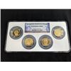 Image 1 : 2007 S Graded NGC PF69 UCAM Presidential Dollars 4 Coin Set