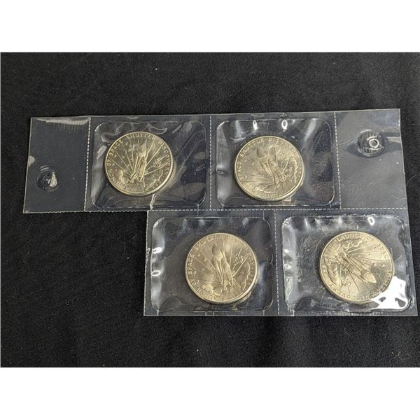 Four ($ct) 1988 Marshall Islands $5 Space Shuttle Discovery Coin Unc