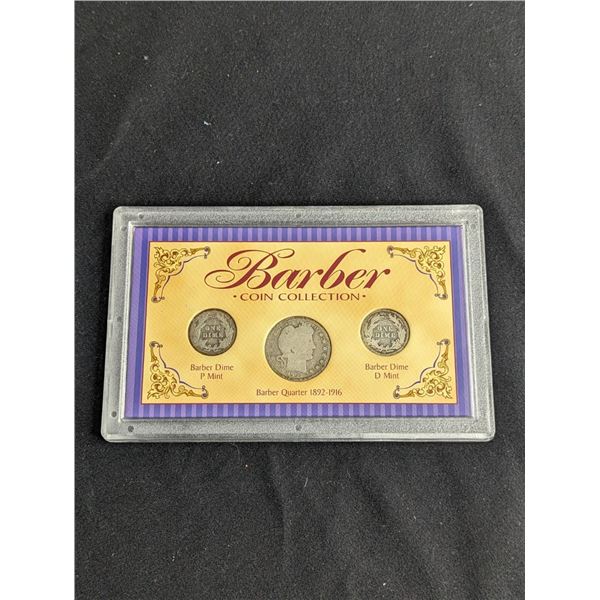 Silver Barber Coin Collection in Holder