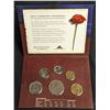 Image 2 : 2005 Royal Australian Mint UNC Six Coin Set 60th Anniversary of the End of WW2