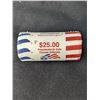 Image 2 : BU Roll of US 2007 P Thomas Jefferson Golden Dollars (25ct)