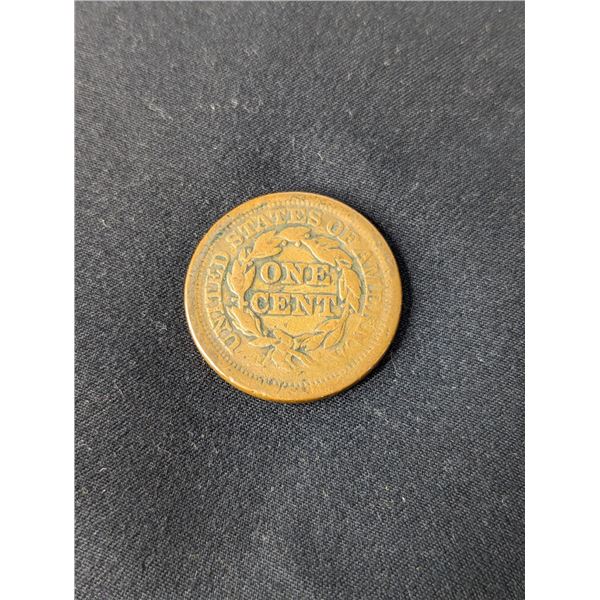 A Lot of Four (4ct) Large Cents From 1851-1856 Average Condition