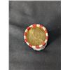 Image 1 : A Roll of 2007 D (25ct) John Adams Golden Dollars in US Mint Roll