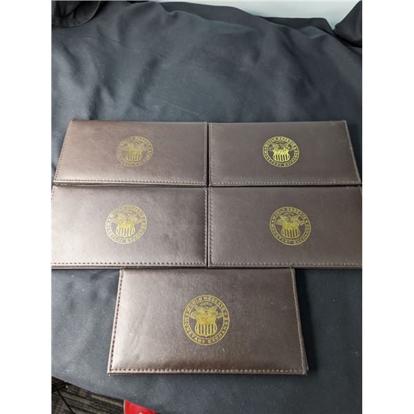 Lot of Five (5ct) 2013 Series $2 Dollar Notes in World Reserve Holders with Certificates